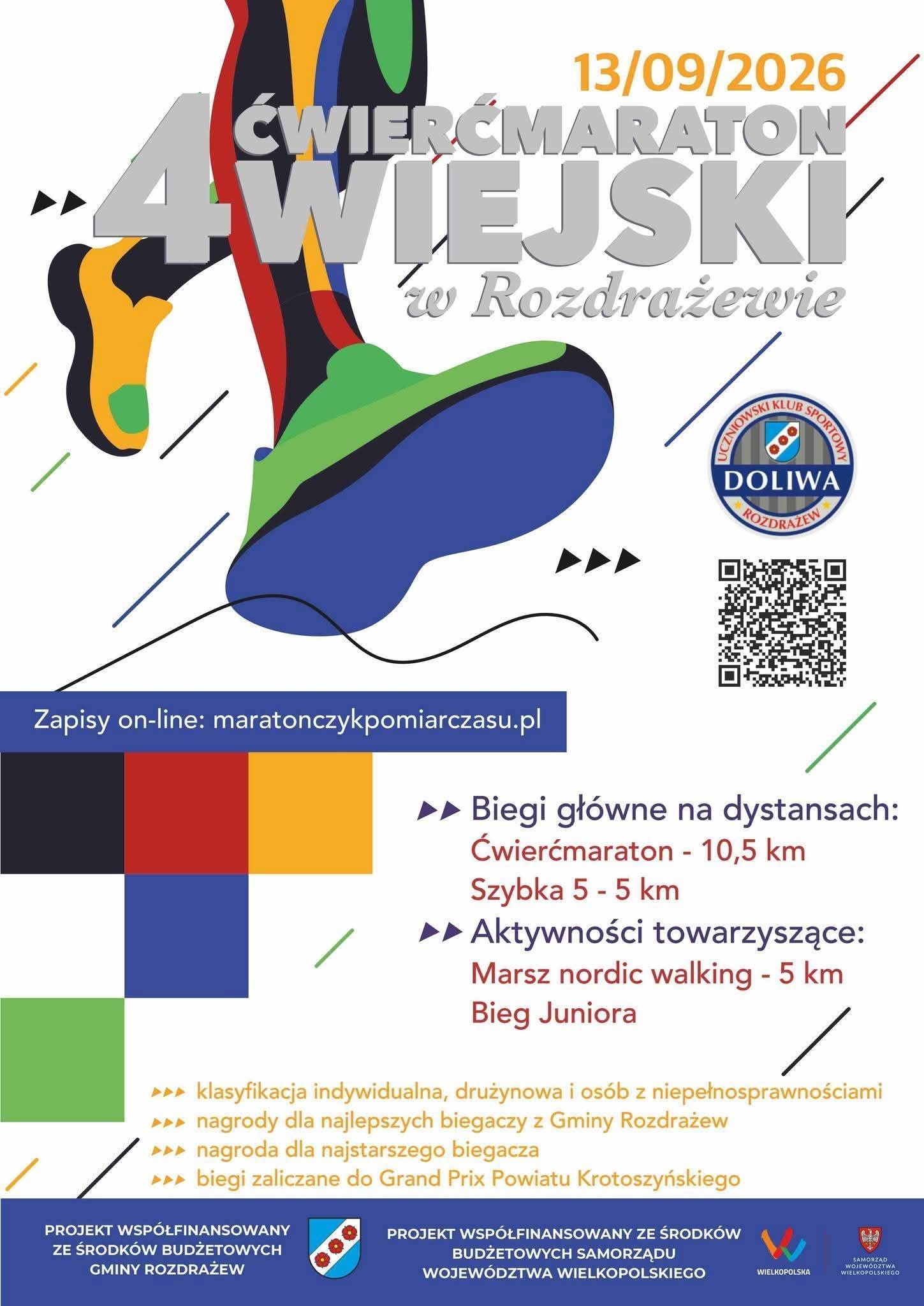 3. Ćwierćmaraton Wiejski w Rozdrażewie