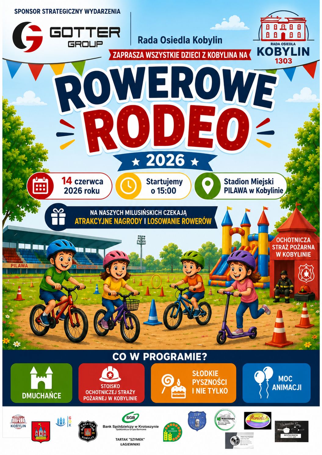 Rowerowe Rodeo w Kobylinie