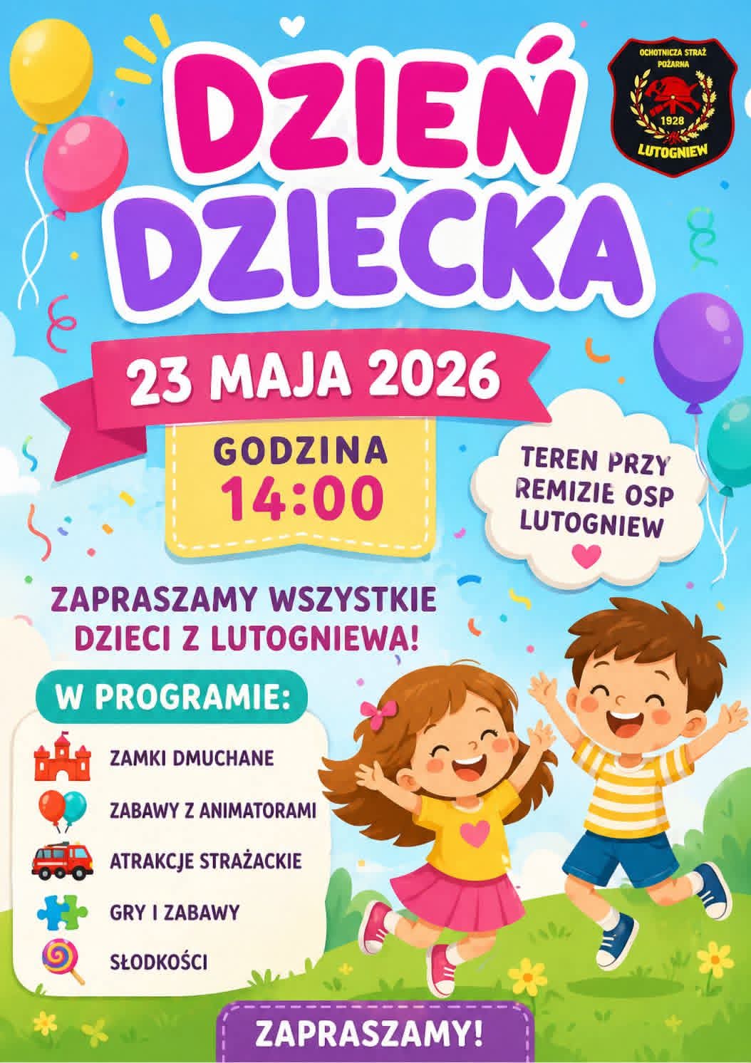 Dzień dziecka w Lutogniewie