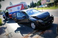 Kolizja na ul. Ostrowskiej [gallery]