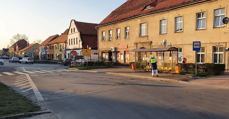 W Zdunach również odkażają