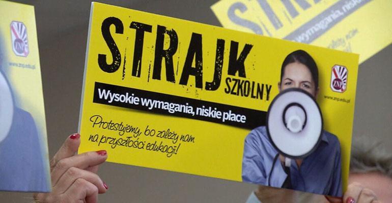 Strajk nauczycieli – stan na 13:00