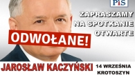Wizyta Kaczyńskiego odwołana!