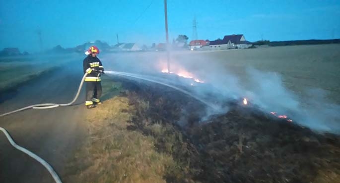 Pożar trway w Nowym Folwarku