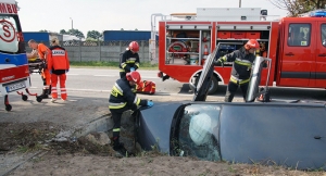 Osobówka wylądowała w rowie[gallery]