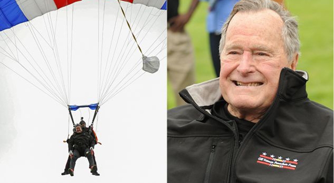 George Bush senior skończył 90 lat