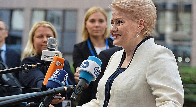 Grybauskaite: Nie damy się Polakom