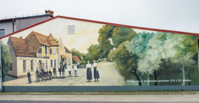 Mural i graffiti w Wielowsi