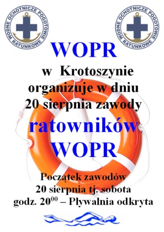 Rywalizacja ratowników WOPR