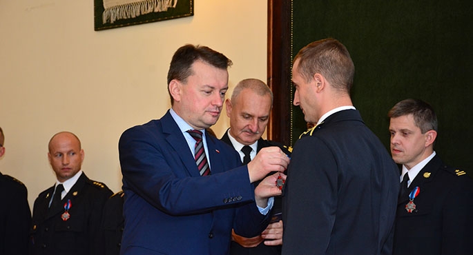 Minister Błaszczak w Kołłątaju