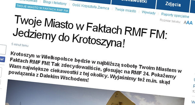 RMF FM przyjeżdża do Krotoszyna!