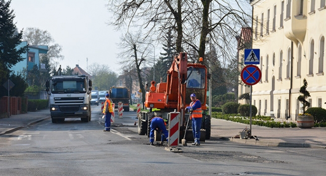 Prace drogowe na ul. Kołłątaja