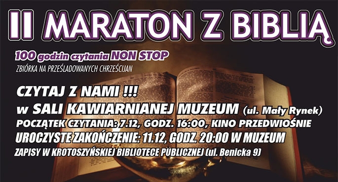 Kolejny „Maraton z Biblią” przed nami
