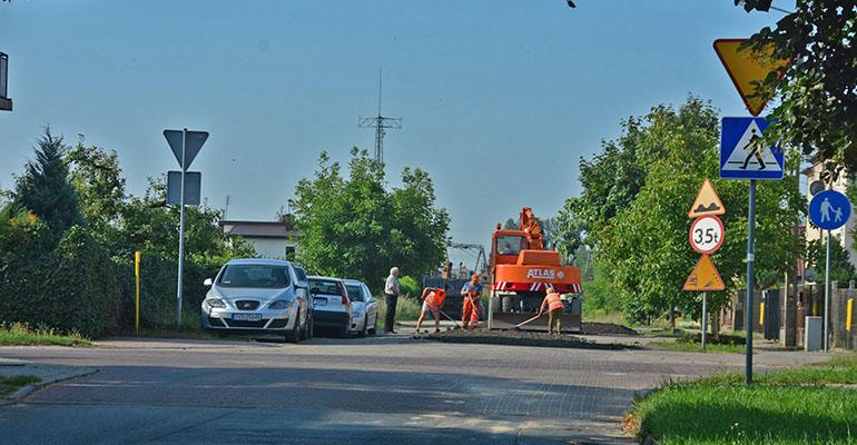 Nakładka asfaltowa na Langiewicza