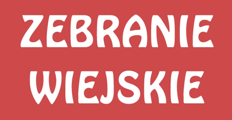 Zebrania sołeckie