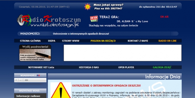 Koniec z internetowym radiem Krotoszyn