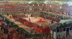 Elekcja Stanisława Poniatowskiego na obrazie Bernarda Bellotta zwanego Cenalettem (1721-80)