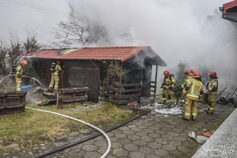 Dwa pożary niemal w tym samym czasie