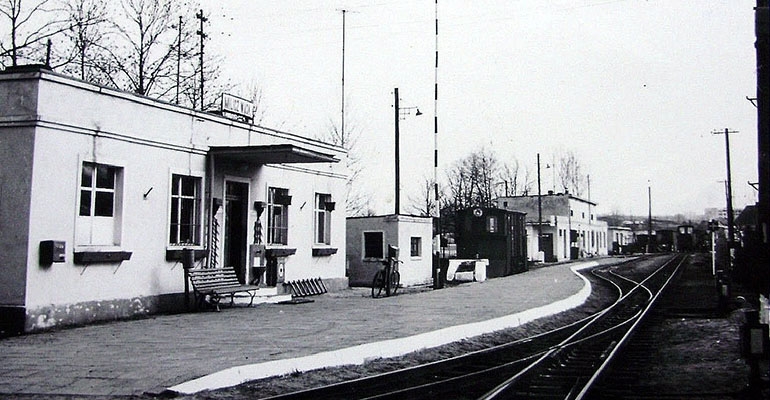 Stacja kolejowa Milicz Wąskotorowy (Militsch Kleinbahnhof), Milicz - 1965 rok
