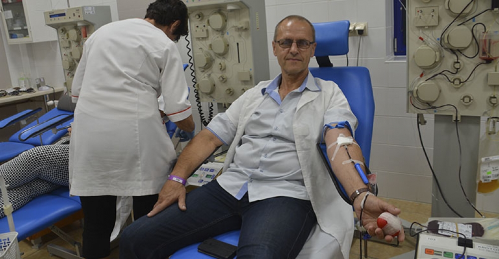 Krzysztof Kierzek oddał już 200 l krwi!
