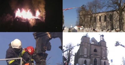 Spłonął kościół z XIX wieku