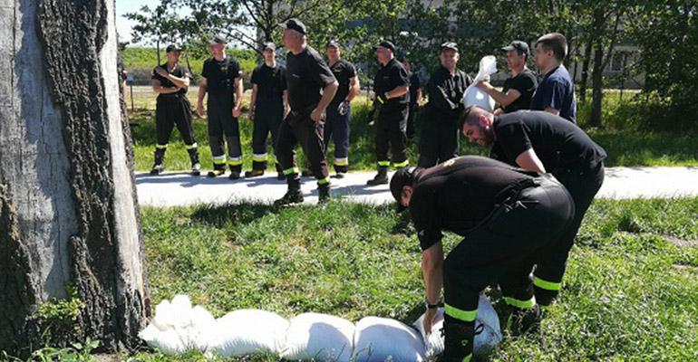 Sprawdzian działań przeciwpożarowych