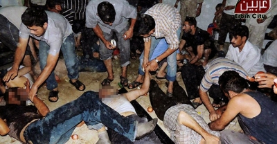 Masakra w nalocie bombowym w Syrii