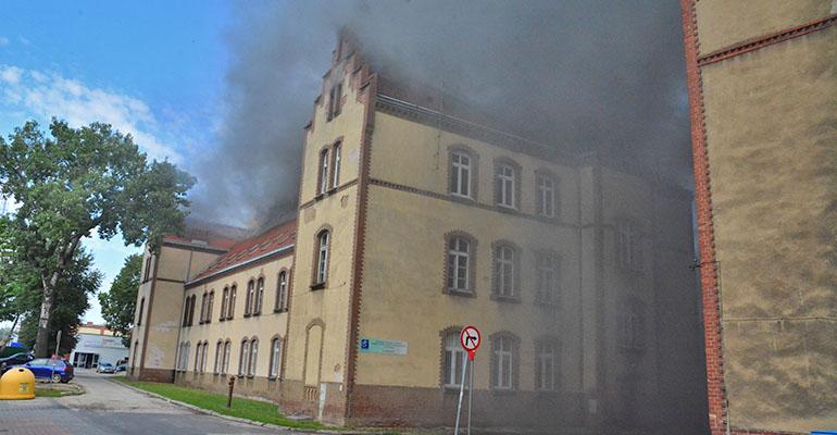 Ogień pojawił się dobę wcześniej