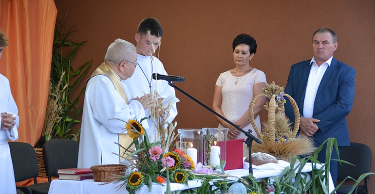 Dożynki wiejskie w Brzozie