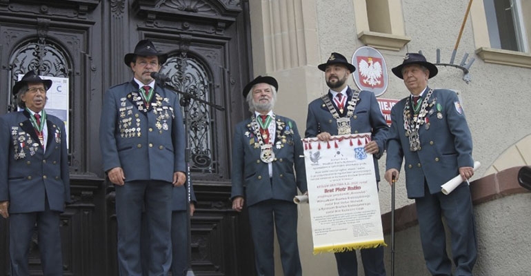 Intronizacja króla Kurkowego Bractwa Strzeleckiego