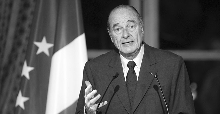 Umarł Jacques Chirac
