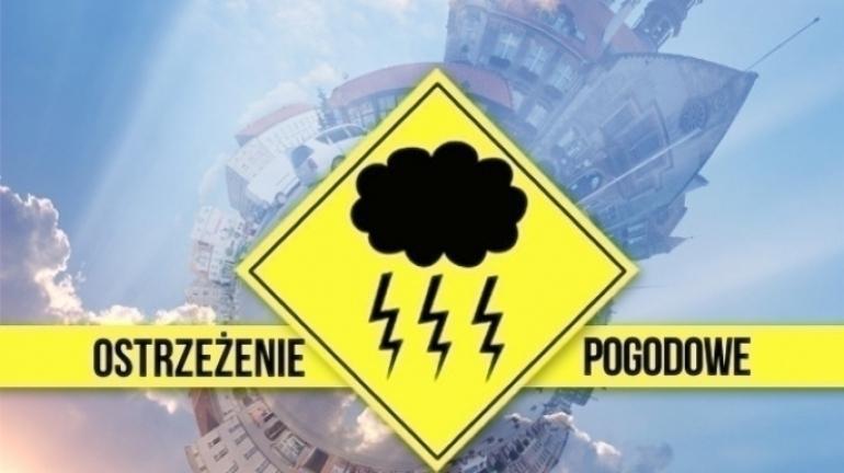 IMGW ostrzega: mogą występować burze z gradem!