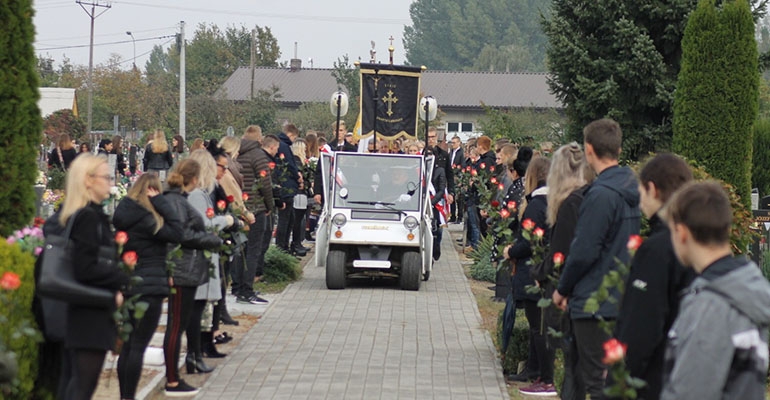 Ostatnie pożegnanie śp. Dariusza Adamiaka