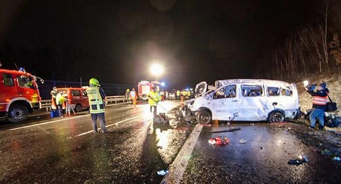 Do tragedii doszło w nocy na autostradzie w Niemczech w okolicy Chemnitz