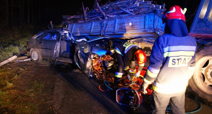 Groźny wypadek na trasie Sulmierzyce-Odolanów
