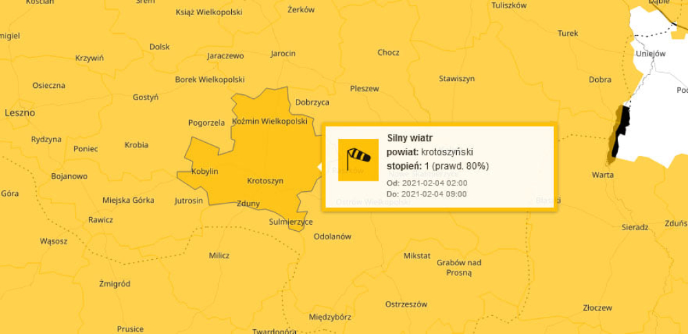 Uwaga na wiatr! IMGW wydało ostrzeżenie dla regionu