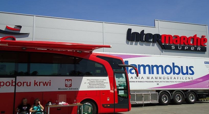 Zbadają piersi przed Intermarché