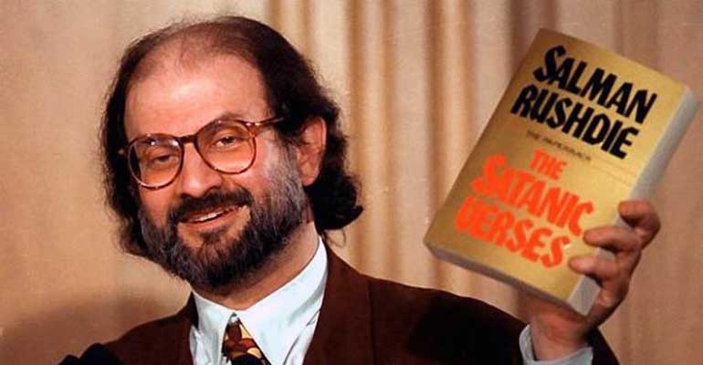 Salman Rushdie w 1992 r., w czasach gdy odwiedził Szwecję