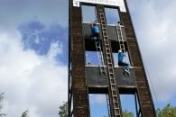 Wspinali się na 3. piętro