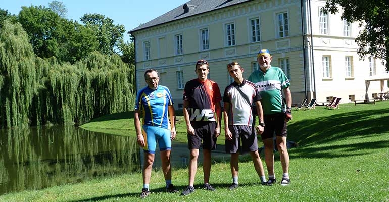 Niemal 70 kilometrów na rowerze