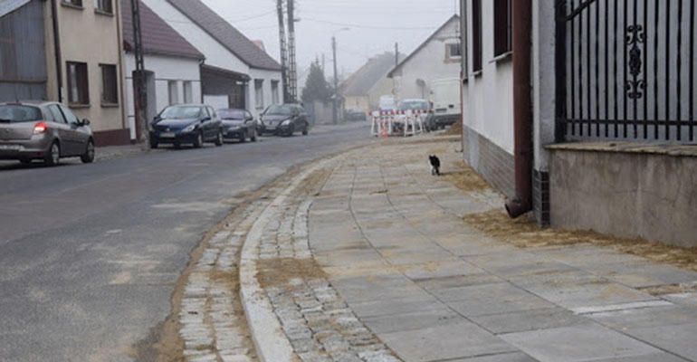 Ciąg dalszy remontu chodników przy Kaliskiej