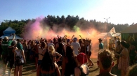 Krotoszyńscy uczestnicy mieli okazję zwiedzić mały Festiwal Kolorów na Woodstocku