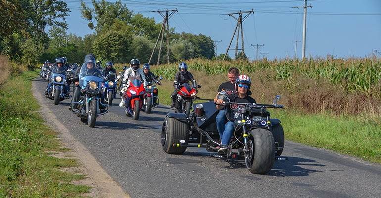 Gdzie zorganizują zlot motocykli?