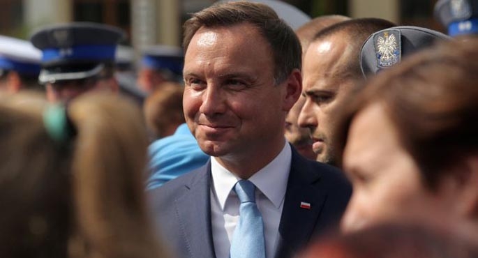 Pierwsza zagraniczna wizyta Andrzej Dudy (43 l.)