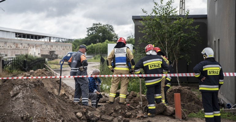 W trakcie robót przerwali gazociąg