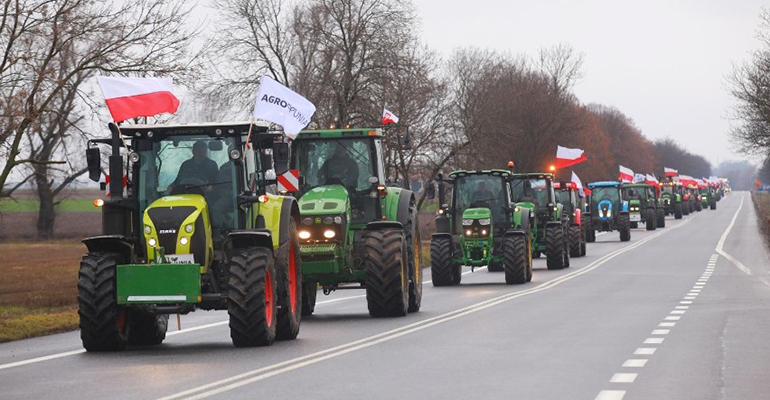 Miliccy rolnicy też będą protestować