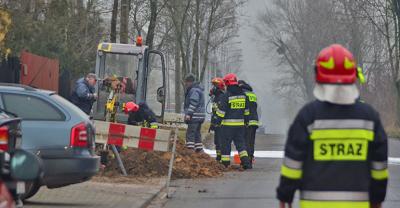 Uszkodzony gazociąg