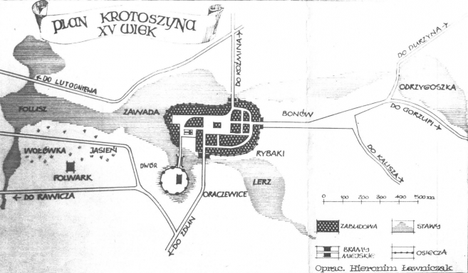 Plan miasta z XV wieku