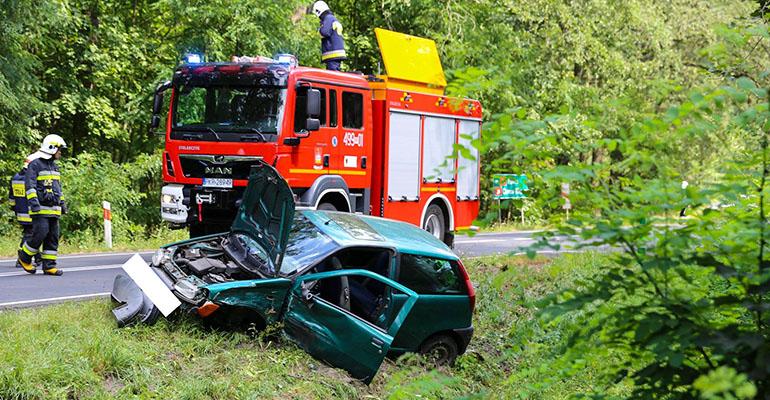 Groźny wypadek pod Smolicami