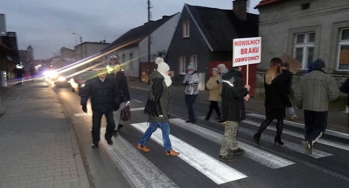 Był to trzeci już protest w tym miejscu